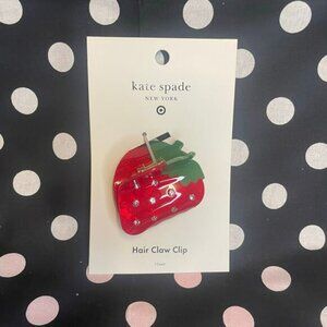 Kate Spade for Target Strawberry Claw Hair Clip - Red NEW!!